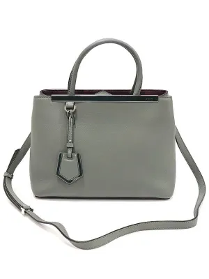 8BH253 Gray Calfskin Toujour Small 2WAY