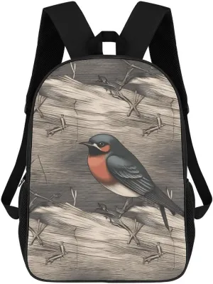 Backpack 17 Inch Lightweight Waterproof Travel Laptop Backpack Barn Swallow in Graphite Casual Daypack for Men Women