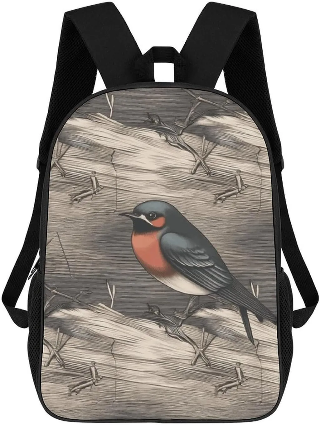 Backpack 17 Inch Lightweight Waterproof Travel Laptop Backpack Barn Swallow in Graphite Casual Daypack for Men Women