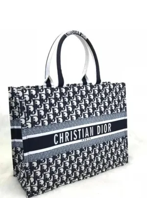 BOOK TOTE BAG - DD WHITE