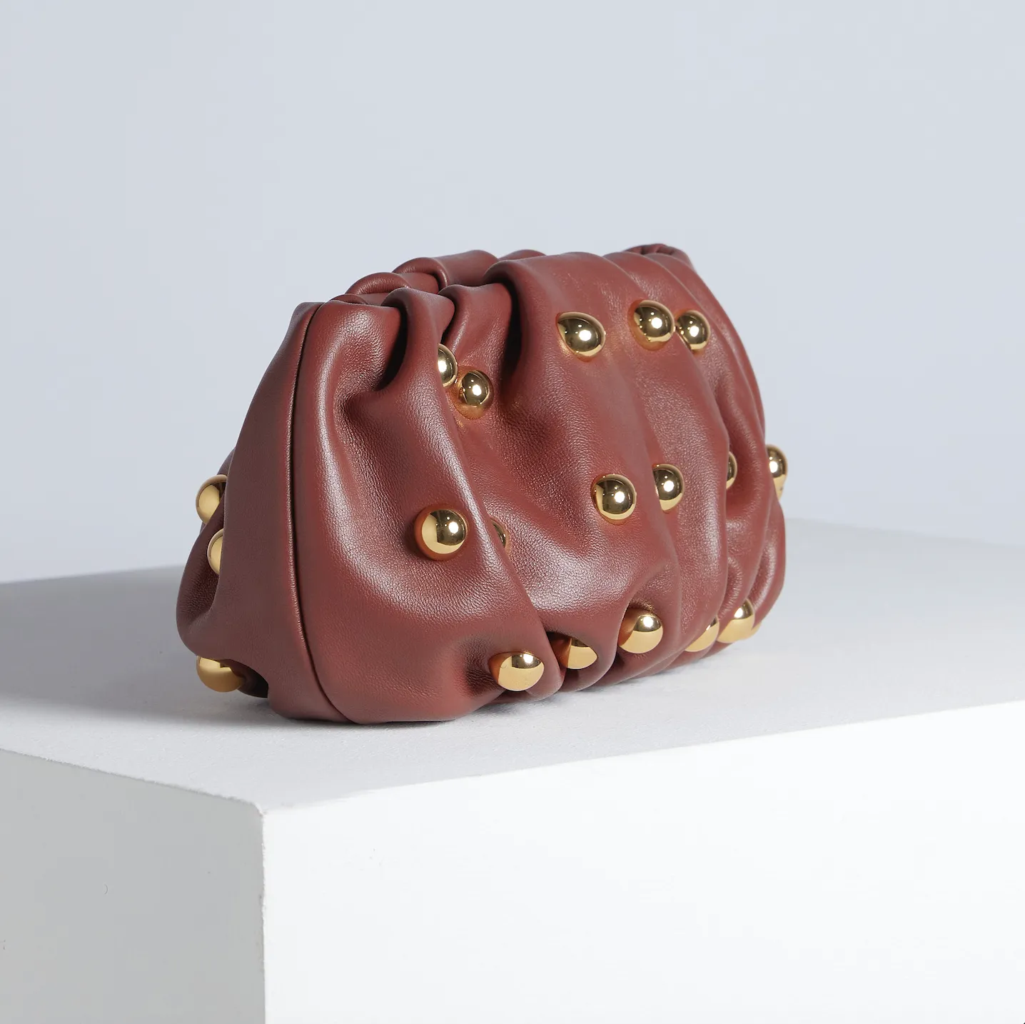 Bubble 8 Chocolate Clutch