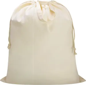 Canvas Laundry Bag 40in x 35in, Thick Cotton Laundry Bag with Handles & Drawstring, Extra Large Heavy Duty Washable Basket Liner Hamper Liner Storage Sack for Travel, Camp, College (XXL, 1 Pack)