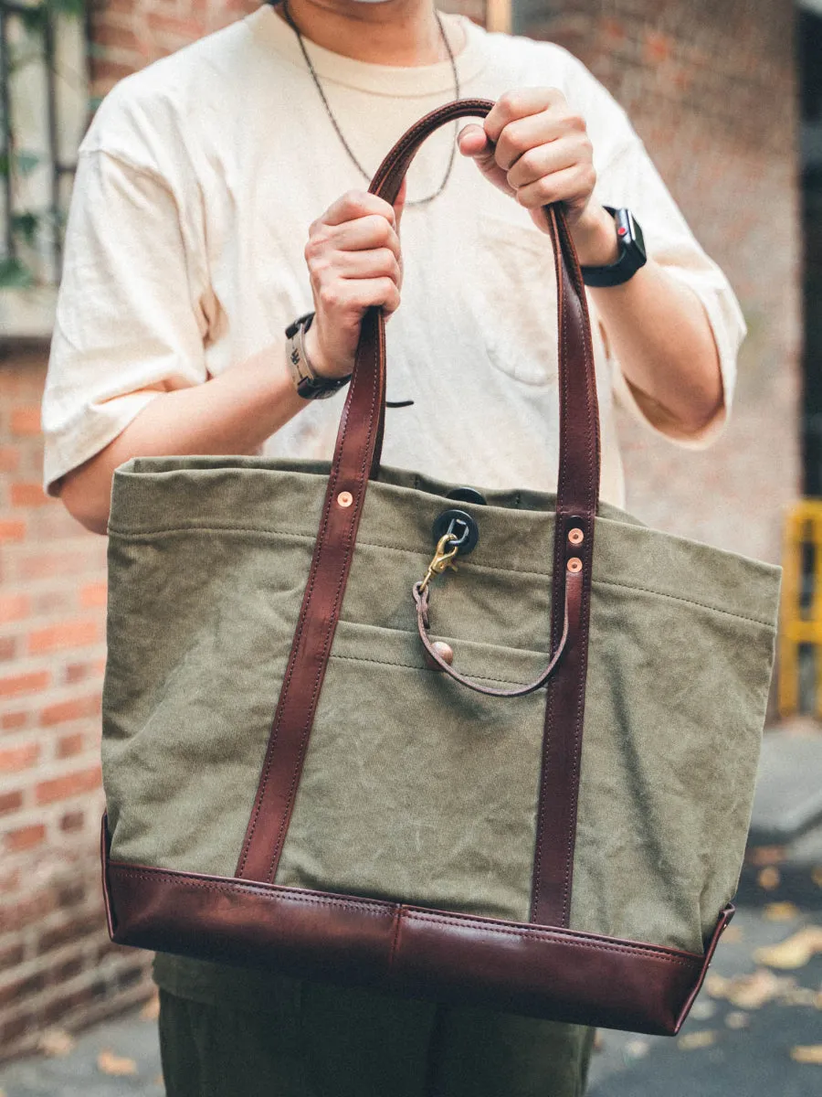 Canvas Tote Bag for Men Cool Men's Tote Bags Tote Bag on Shoulder Mens Men's Tote Bags for Work