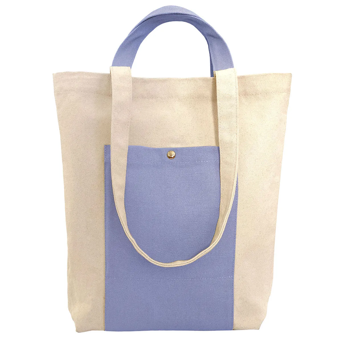 Canvas Tote Bag with Handles (Pastel Lavender) - NEW