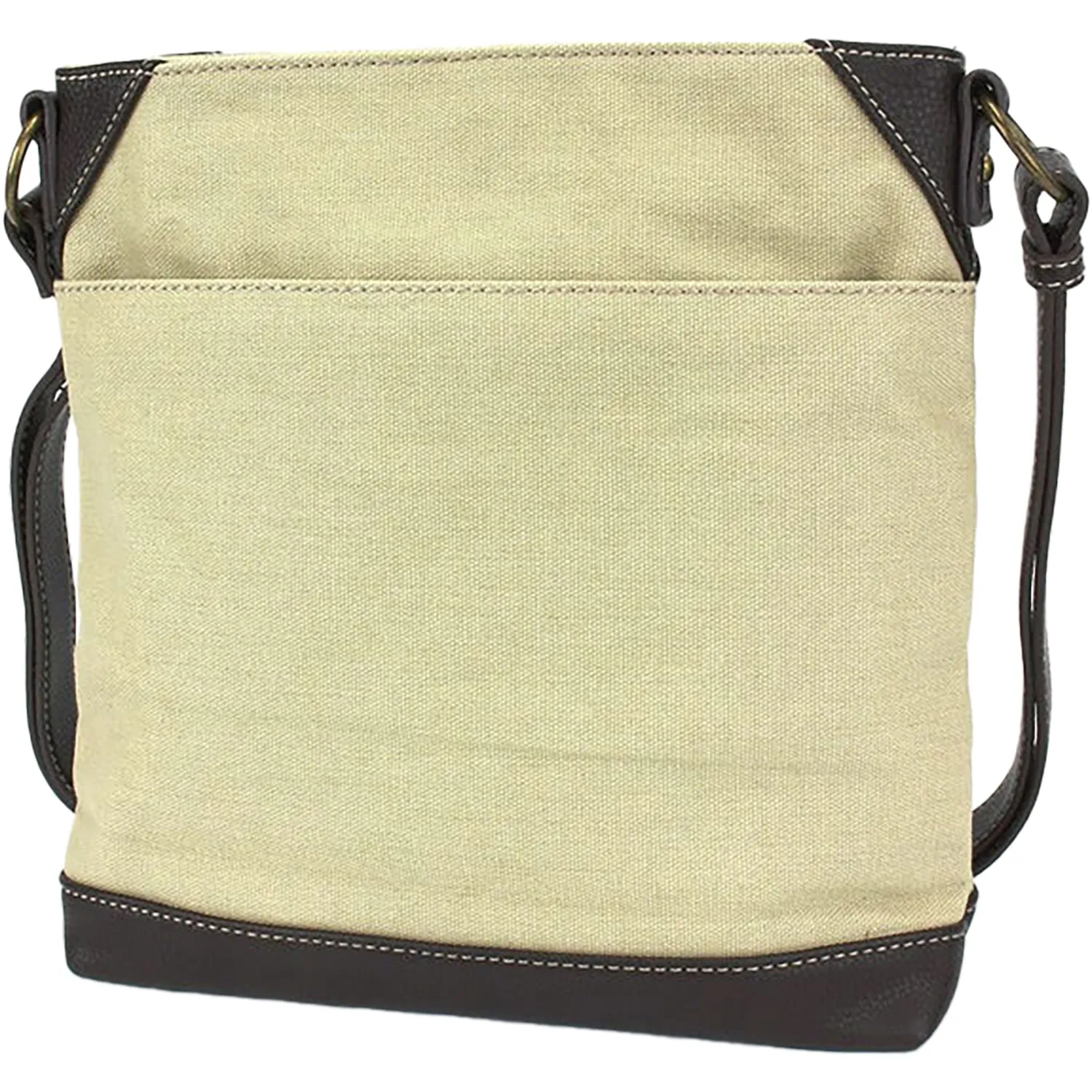 Chala Bird Canvas Crossbody Sand Synthetic