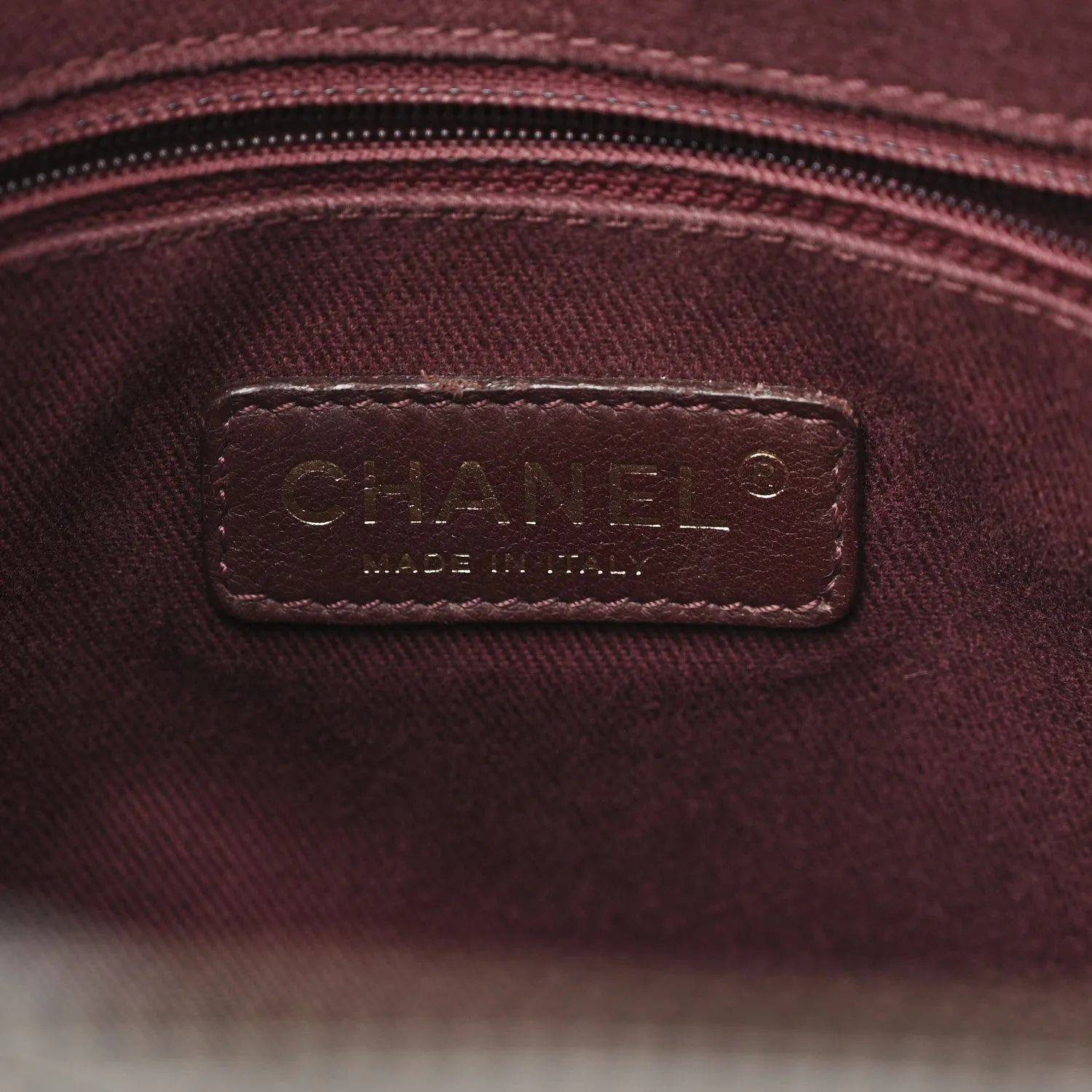 Chanel Calfskin Chevron Quilted Surpique