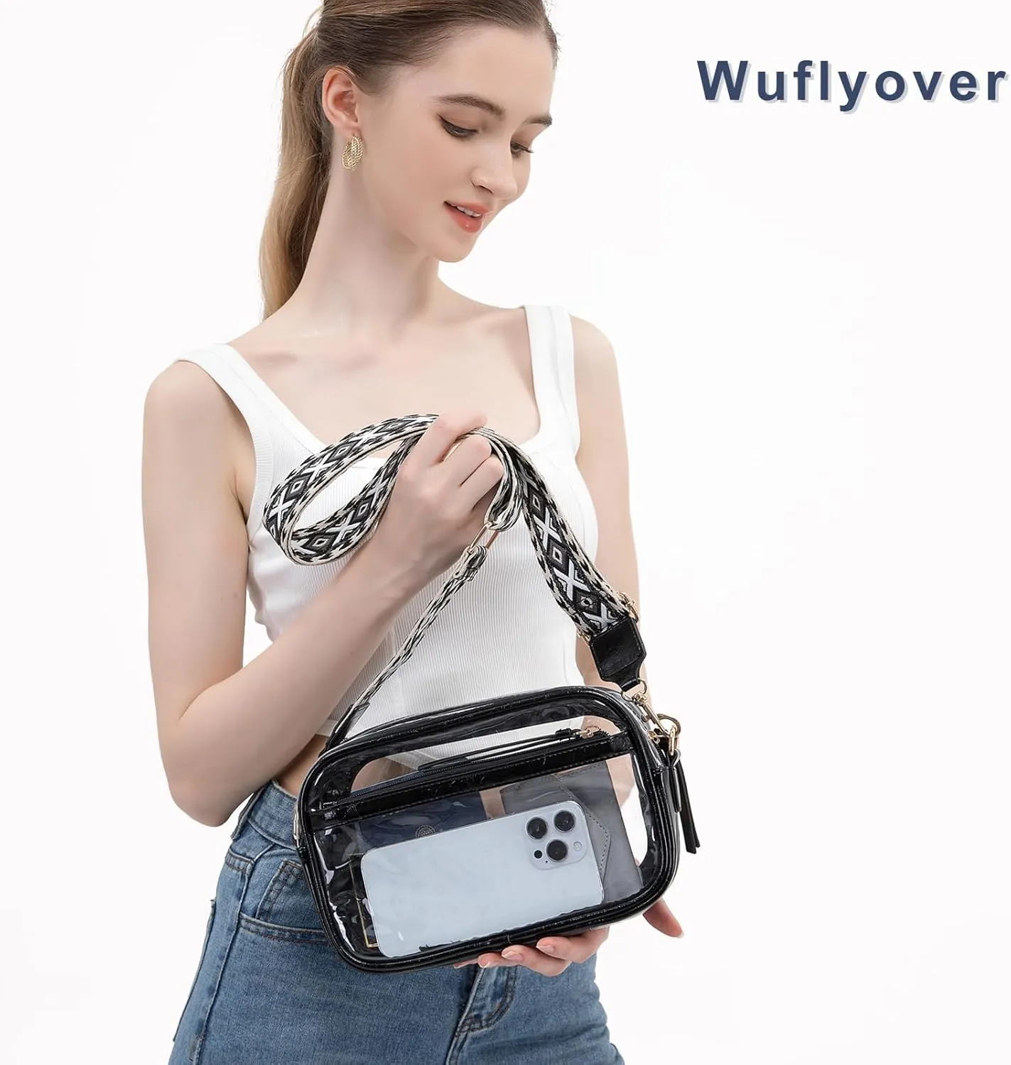 Clear Purse for Women, Clear Bag for Stadium Events