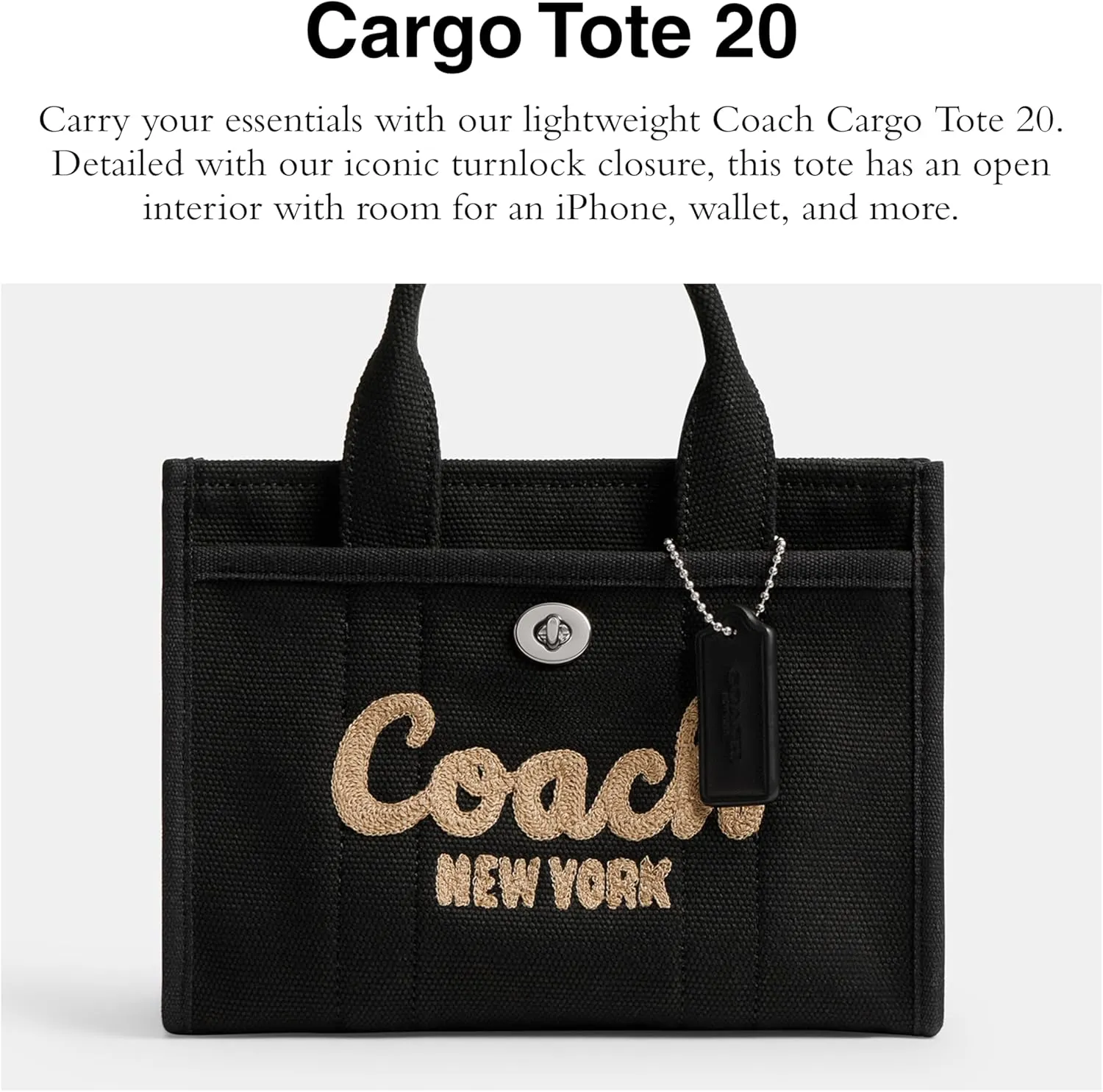 Coach Cargo Tote 20