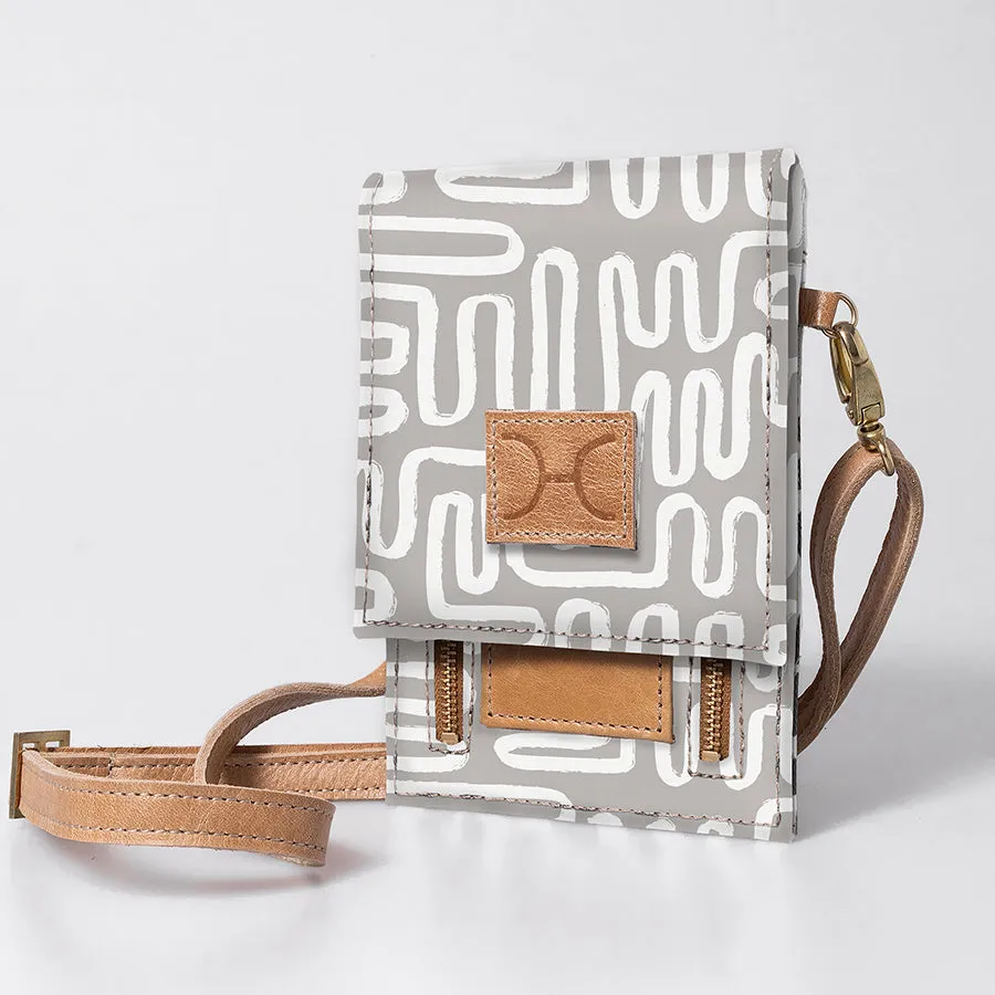 Corporate Urban Cellphone Sling Laminated Fabric
