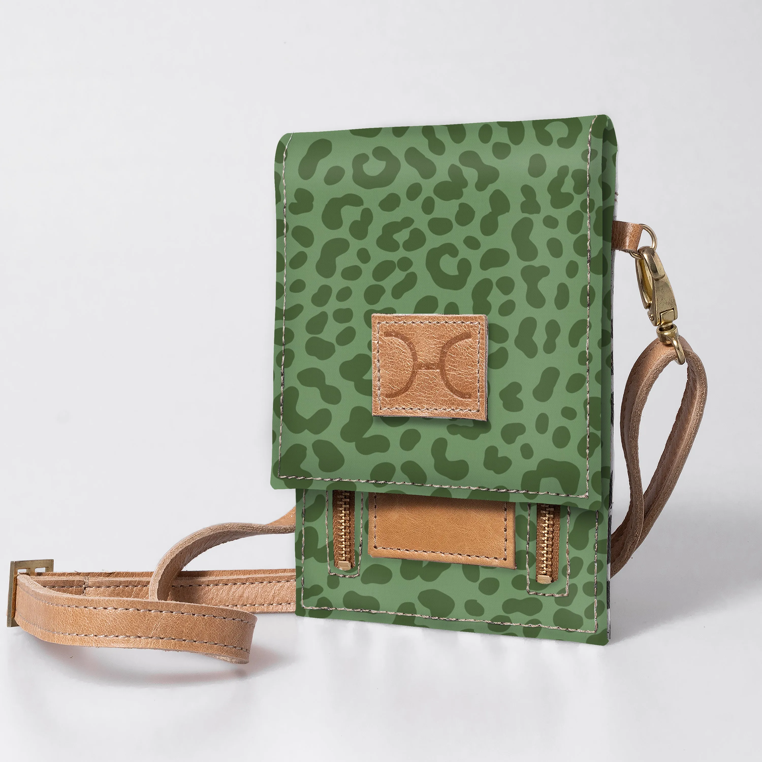 Corporate Urban Cellphone Sling Laminated Fabric