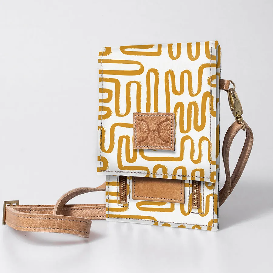 Corporate Urban Cellphone Sling Laminated Fabric