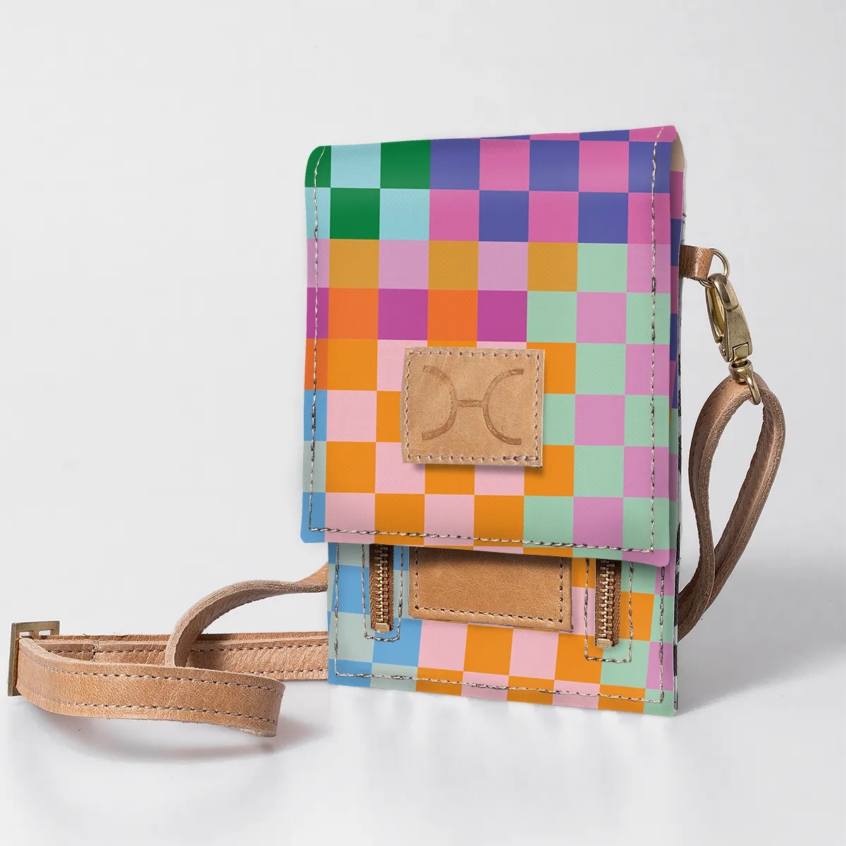 Corporate Urban Cellphone Sling Laminated Fabric