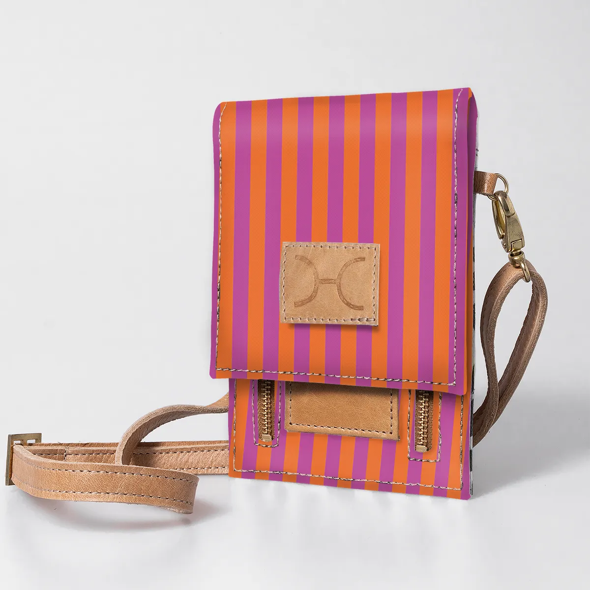 Corporate Urban Cellphone Sling Laminated Fabric