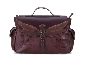 Dragonfly Brown Satchel