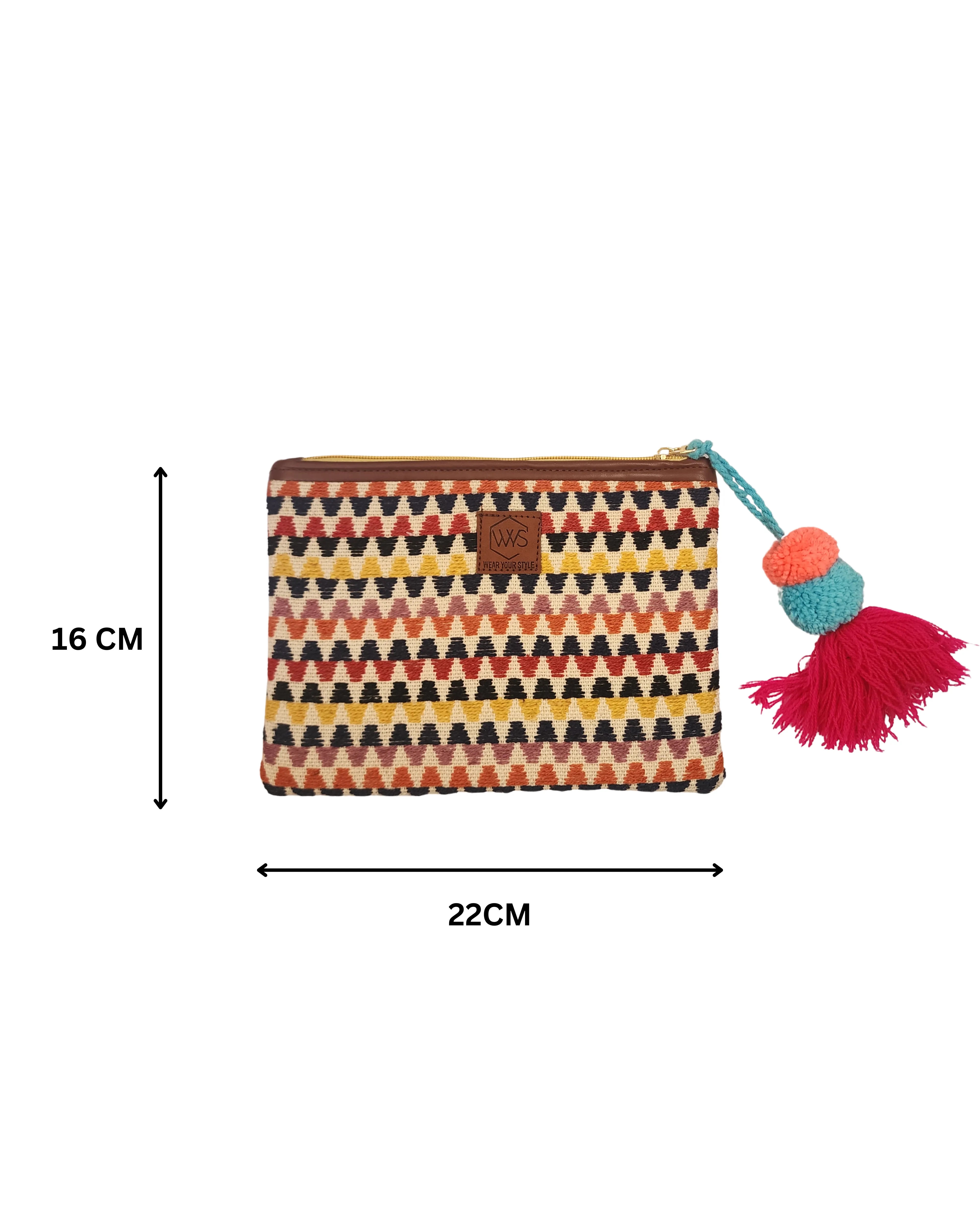 Earthy Maze Mini Pouch