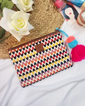 Earthy Maze Mini Pouch