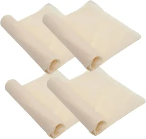Garneck 4pcs Food-grade Tofu Straining Cloth Reusable Cheesecloth for Tofu Fine Mesh Filter for Cooking Safe Convenient Kitchen Utensil
