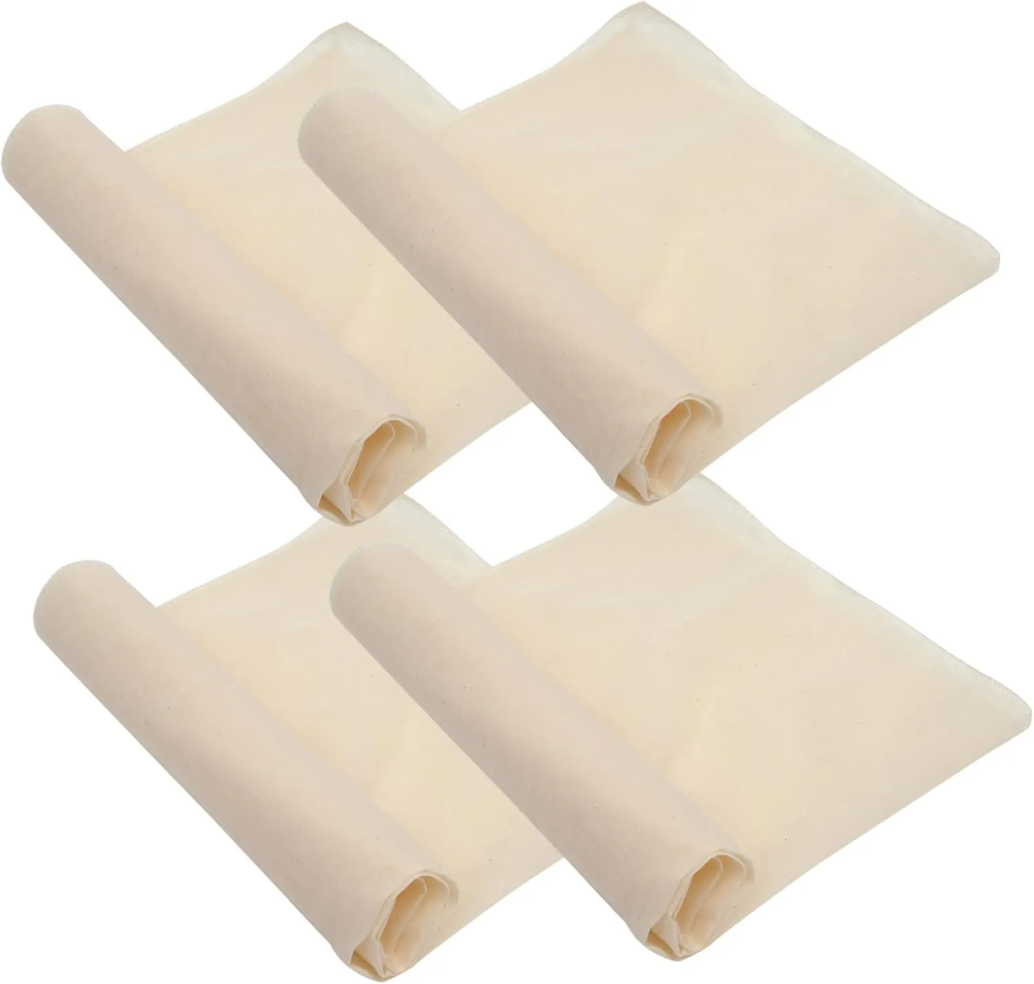 Garneck 4pcs Food-grade Tofu Straining Cloth Reusable Cheesecloth for Tofu Fine Mesh Filter for Cooking Safe Convenient Kitchen Utensil