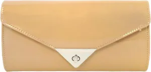 JNB Women's Patent Leather Candy Clutch