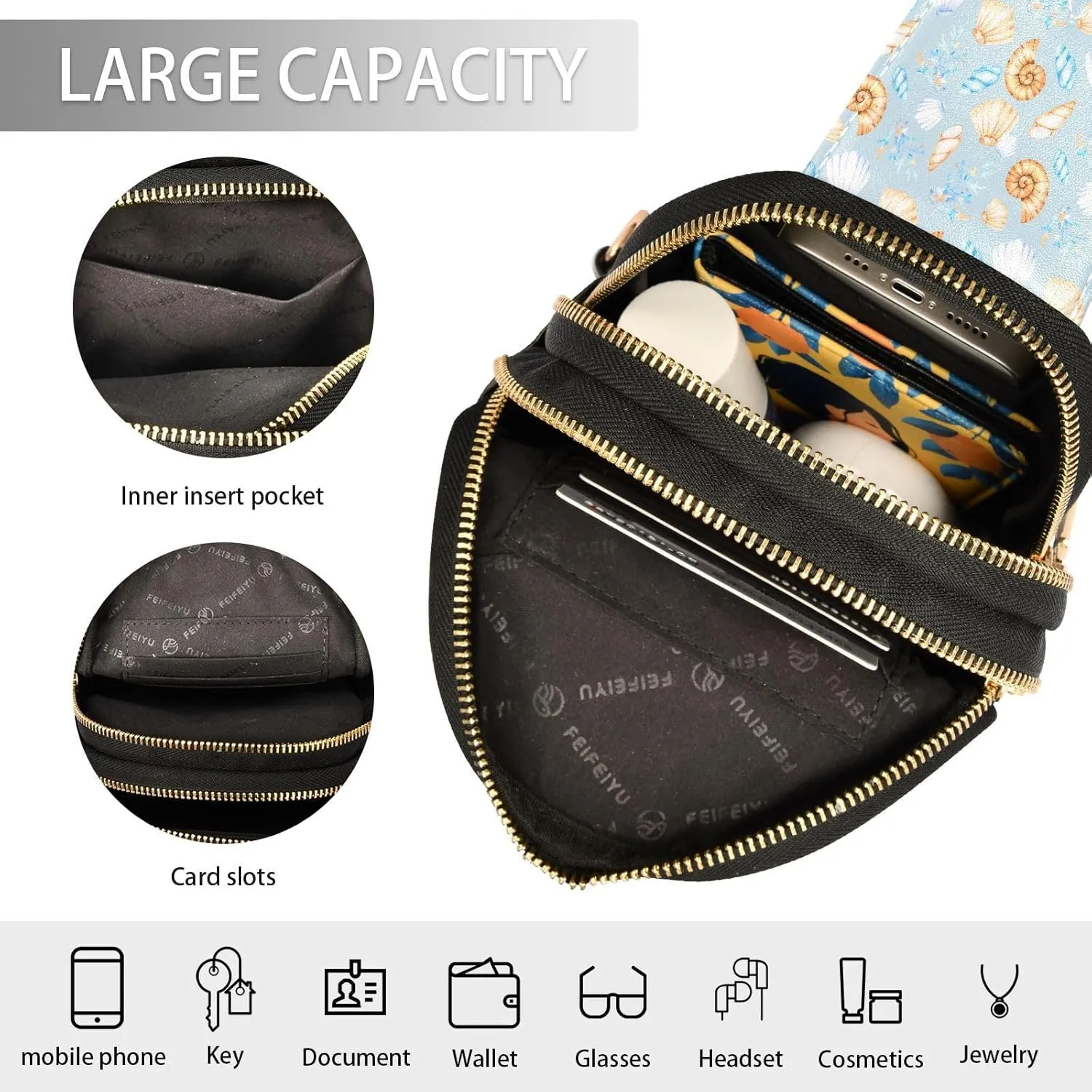 JSTEL Leather Crossbody Sling Bags for Women,Leather Crossbody Purses Leather Crossbody Bag Sling Purse