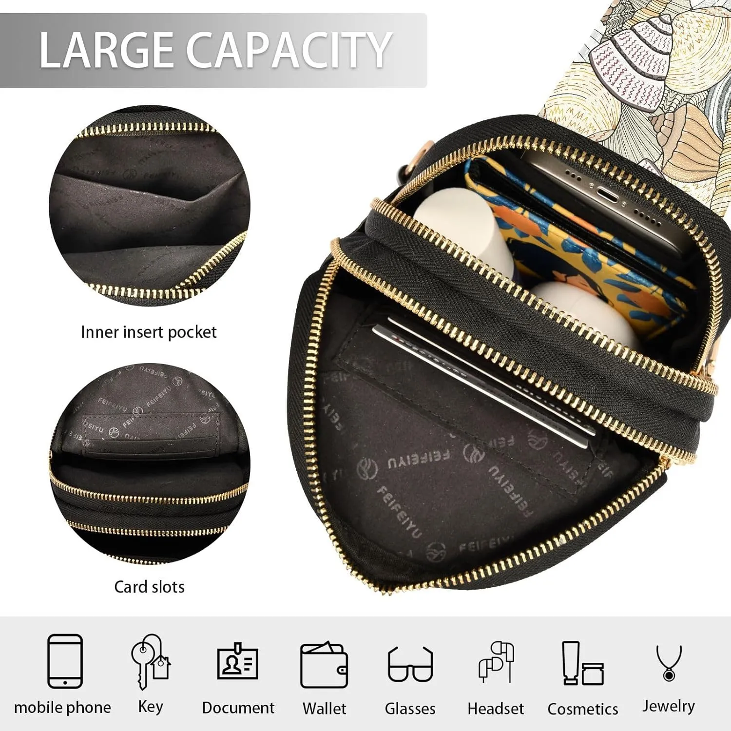 JSTEL Leather Crossbody Sling Bags for Women,Leather Crossbody Purses Leather Crossbody Bag Sling Purse