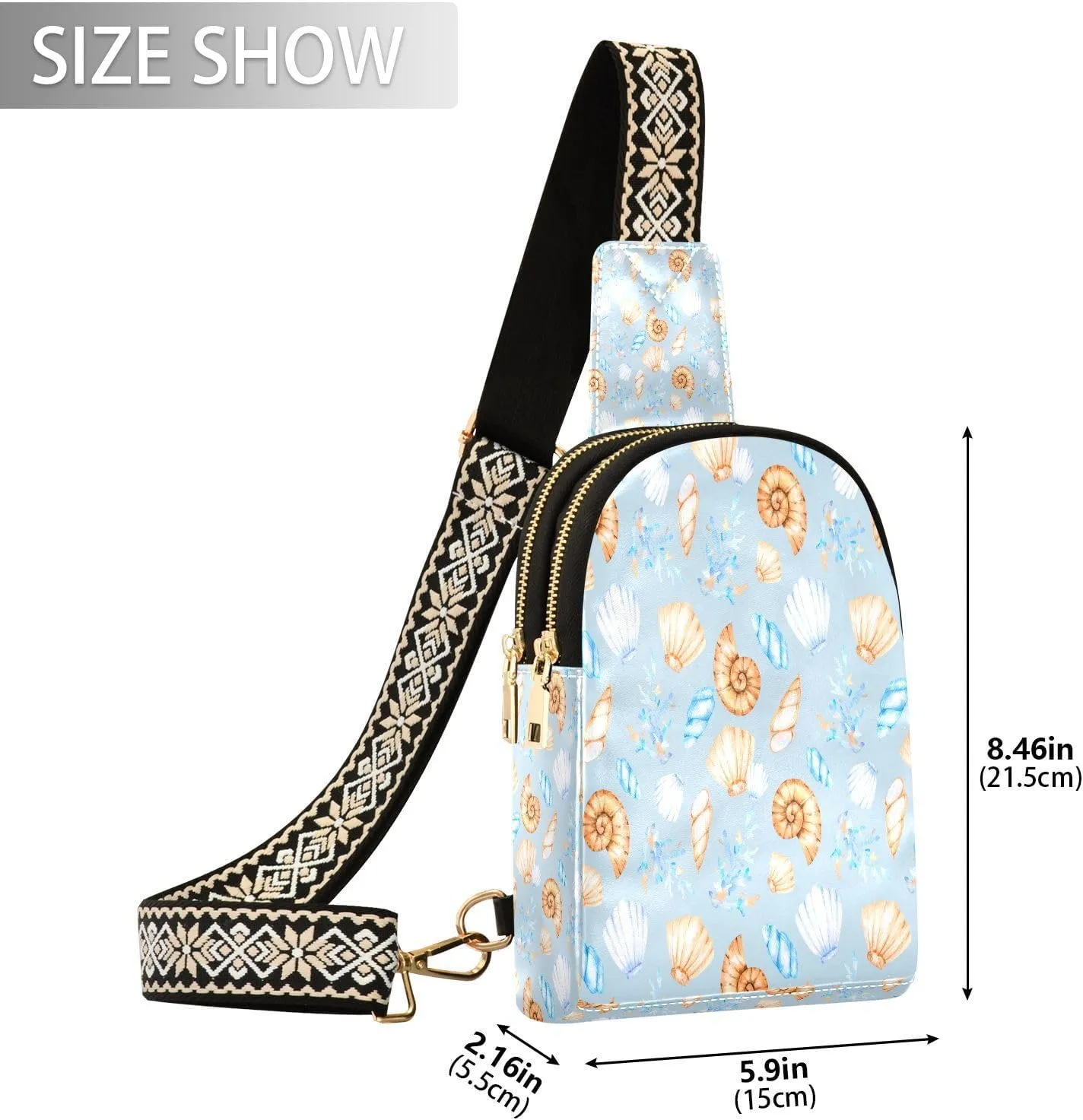 JSTEL Leather Crossbody Sling Bags for Women,Leather Crossbody Purses Leather Crossbody Bag Sling Purse
