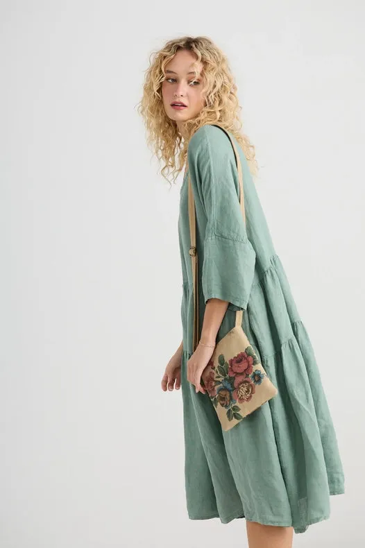 Kestrel Crossbody Shoulder Bag Rose Bouquet