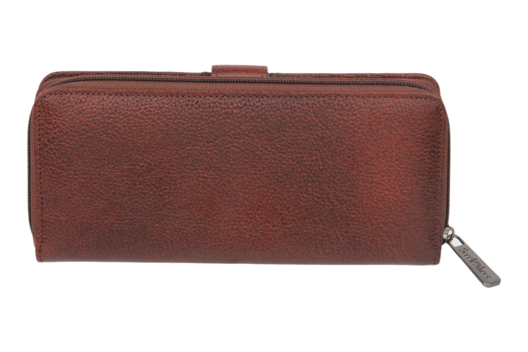 LADIES PREMIUM LEATHER CLUTCH 54507 (BROWN)
