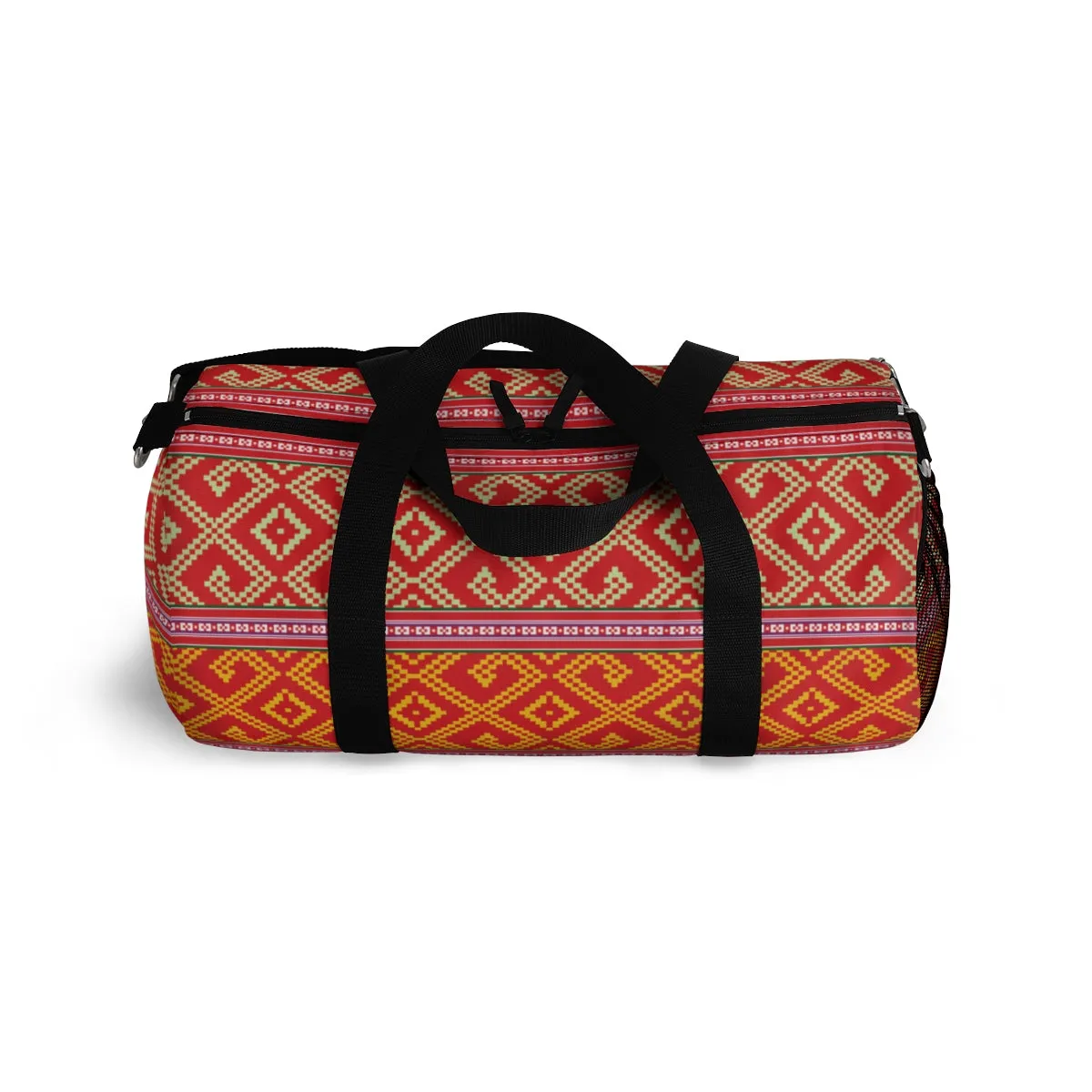Lao Pillow Case Pattern Duffle Bag