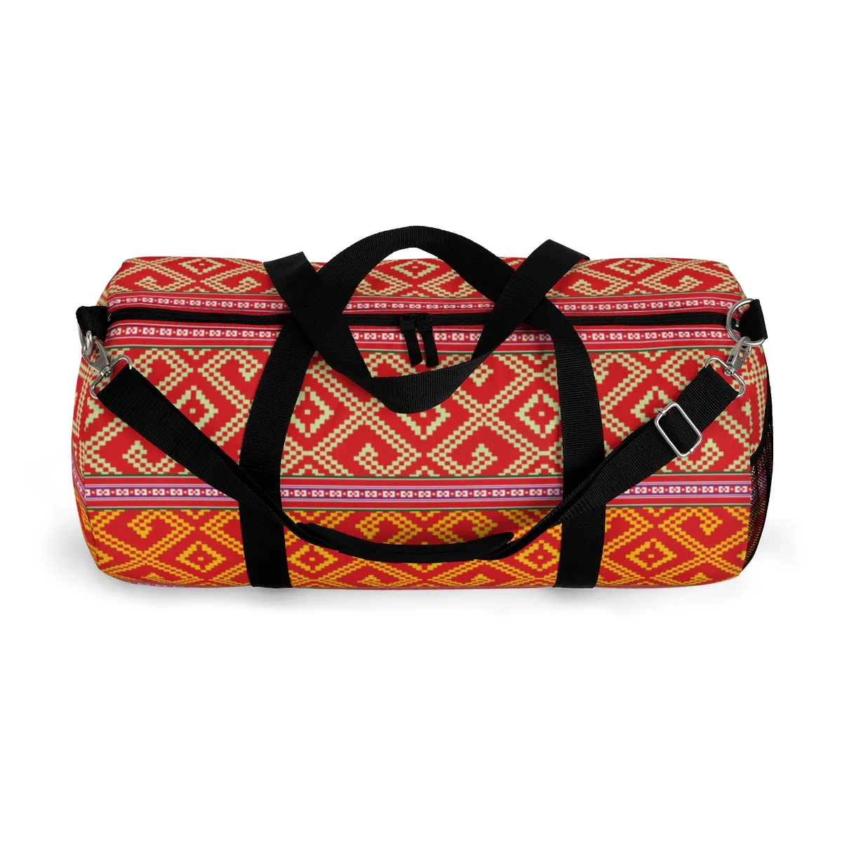 Lao Pillow Case Pattern Duffle Bag