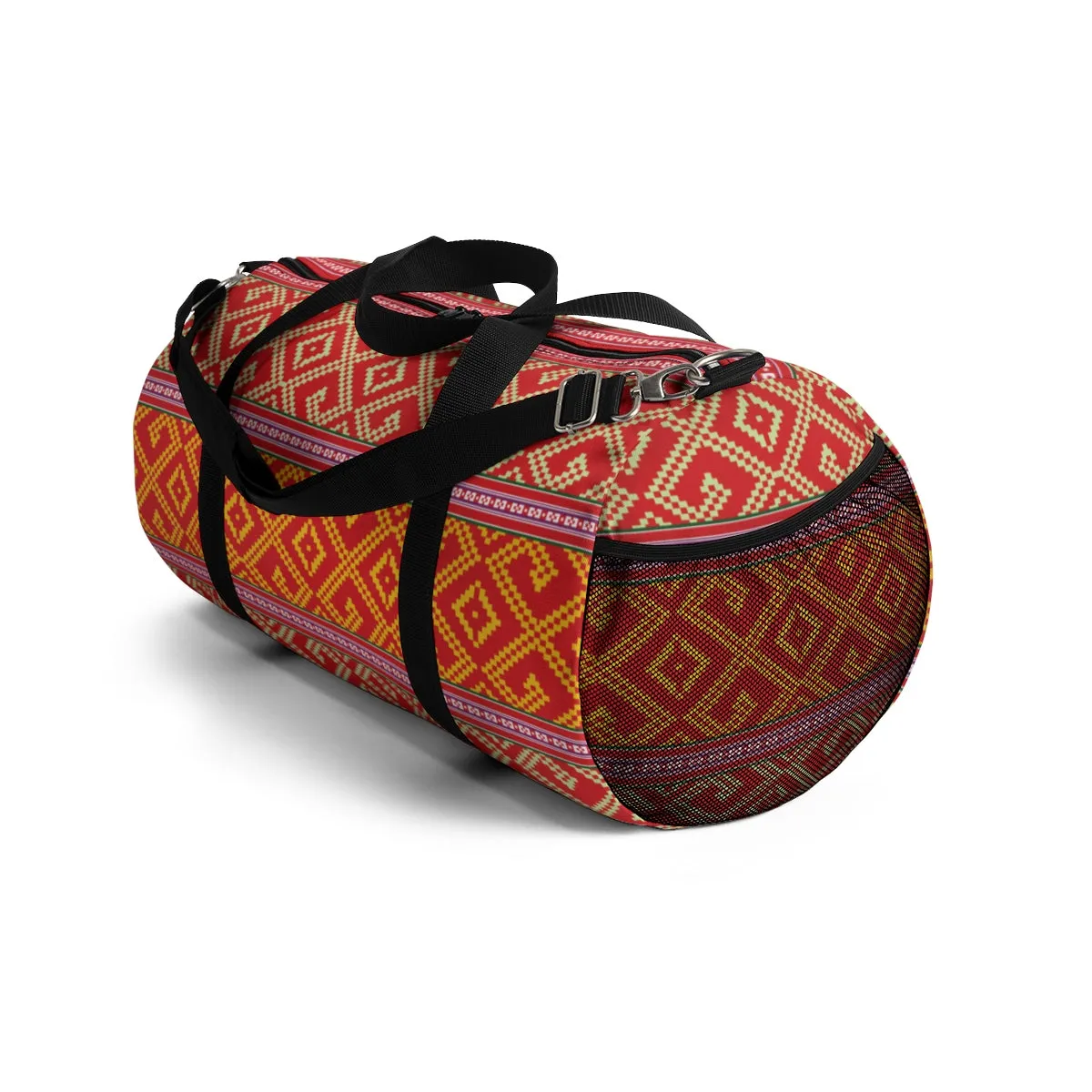 Lao Pillow Case Pattern Duffle Bag