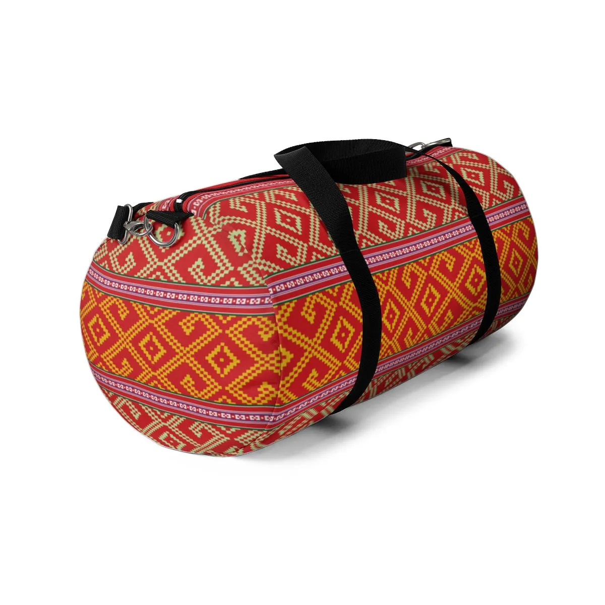 Lao Pillow Case Pattern Duffle Bag