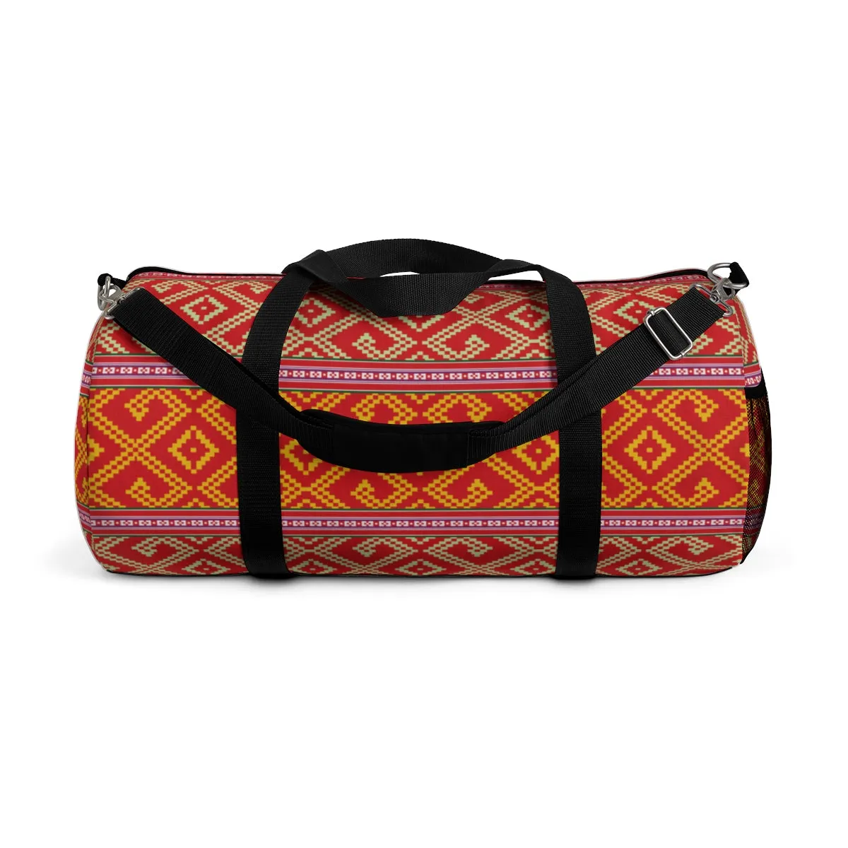 Lao Pillow Case Pattern Duffle Bag