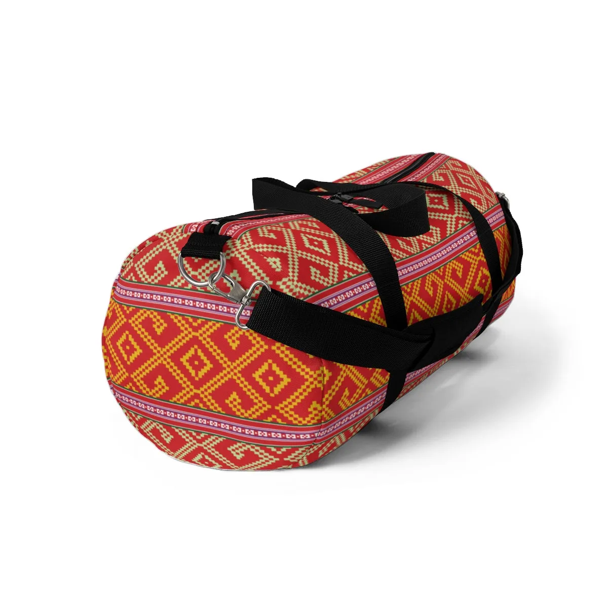 Lao Pillow Case Pattern Duffle Bag