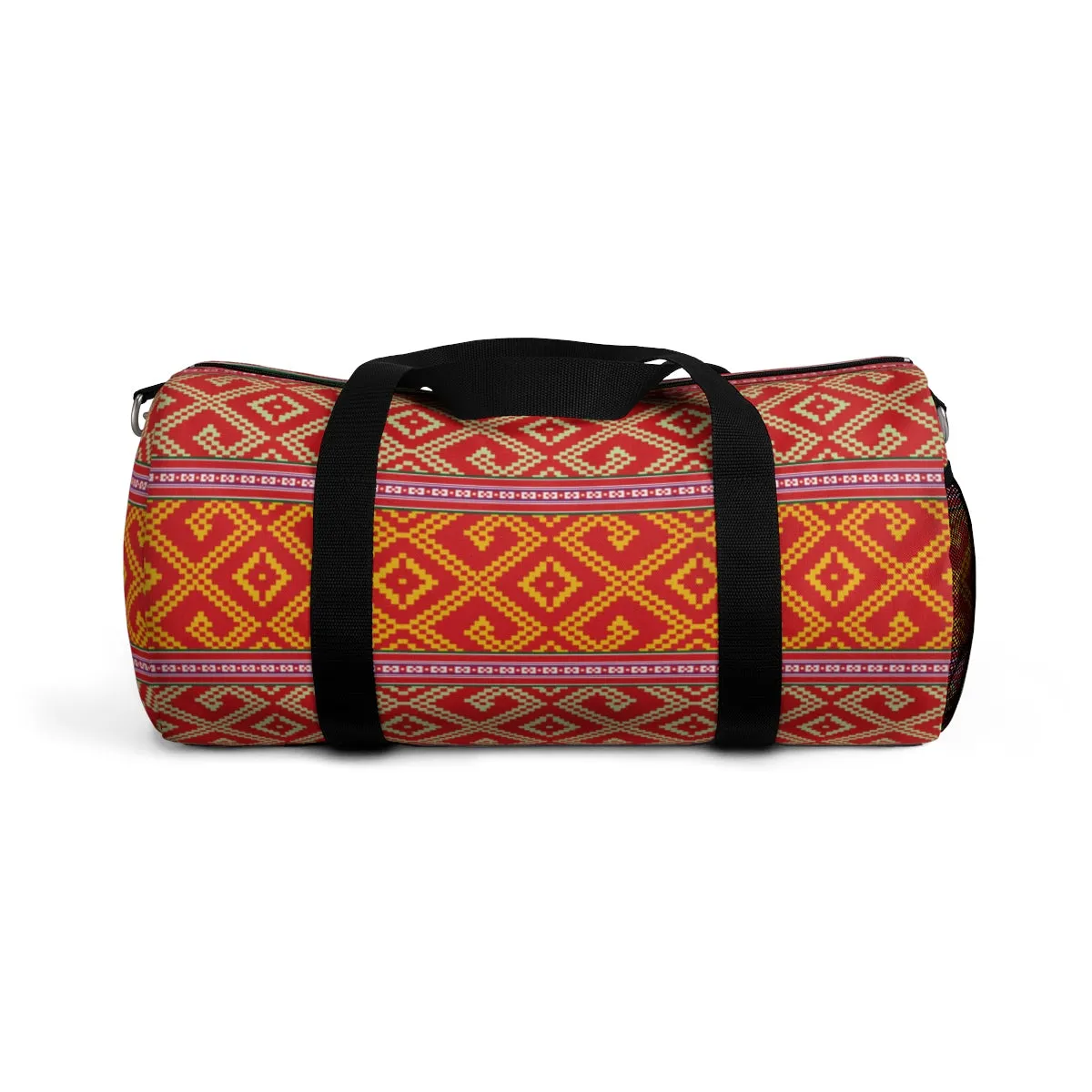 Lao Pillow Case Pattern Duffle Bag