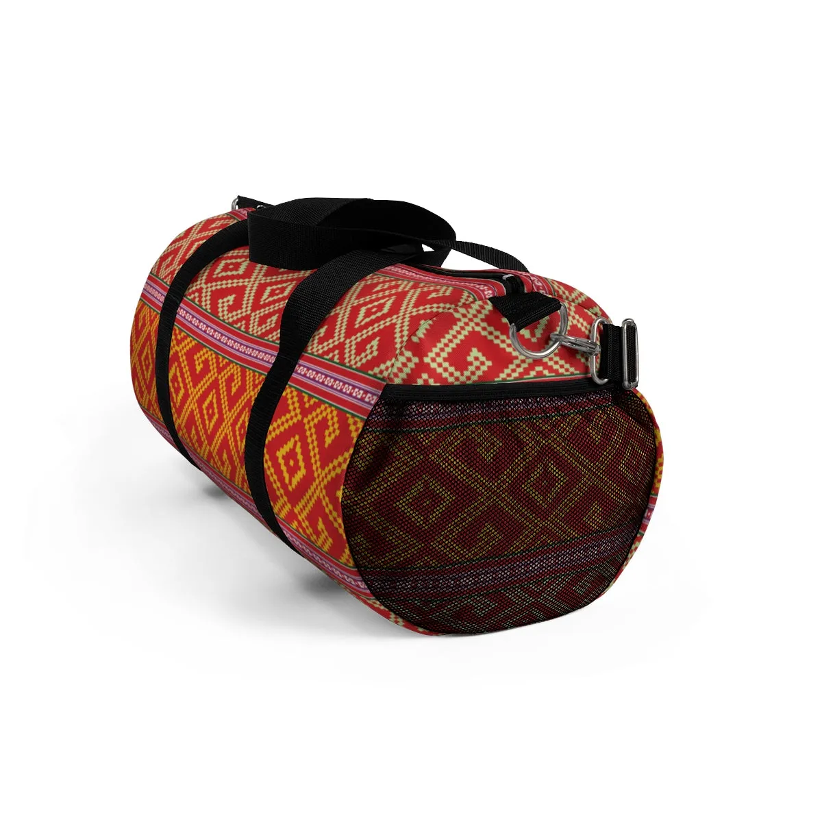 Lao Pillow Case Pattern Duffle Bag
