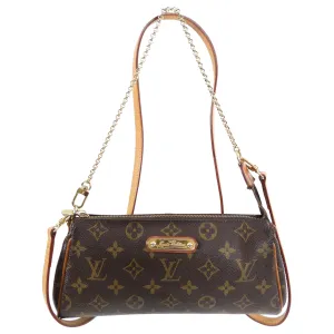 Louis Vuitton Monogram Eva Clutch / Crossbody 2-way Bag