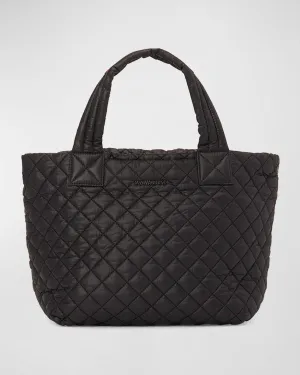 MDeluxe Small Quilted Nylon Tote Bag