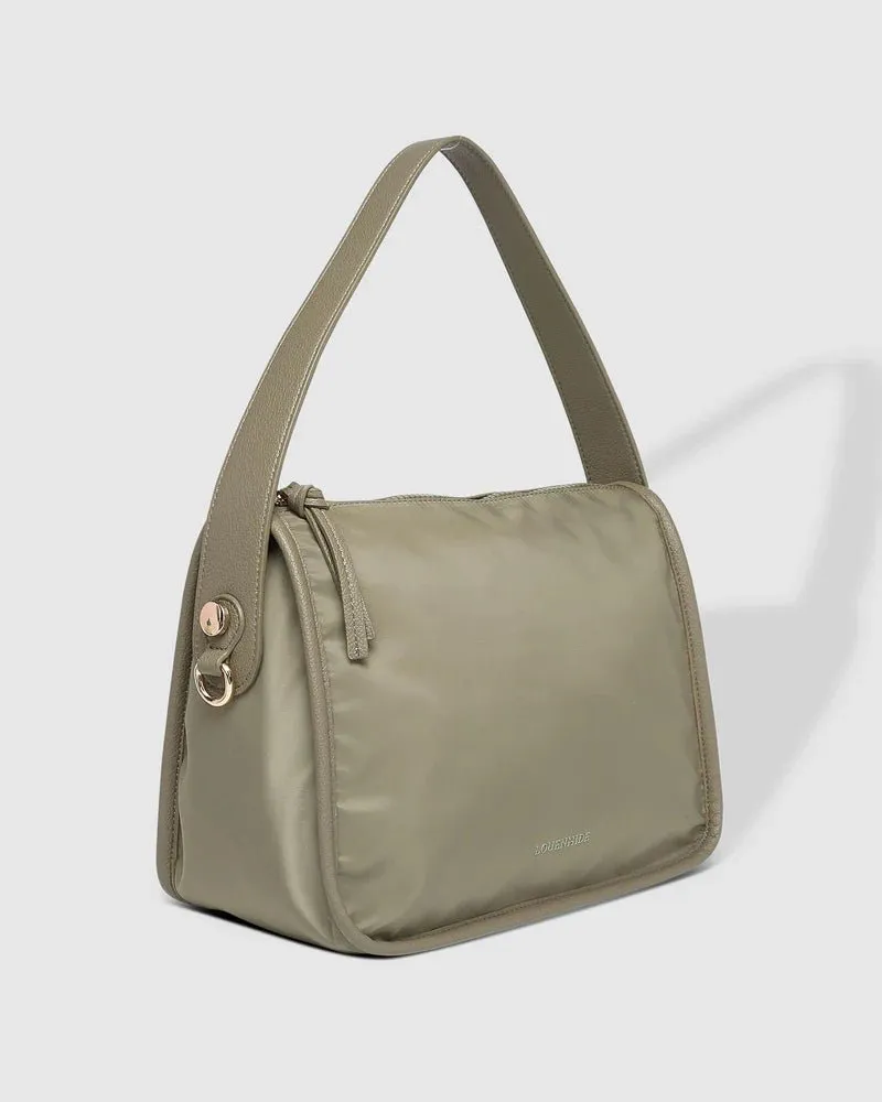 MILAN NYLON CROSSBODY BAG KHAKI