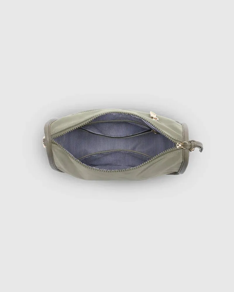 MILAN NYLON CROSSBODY BAG KHAKI
