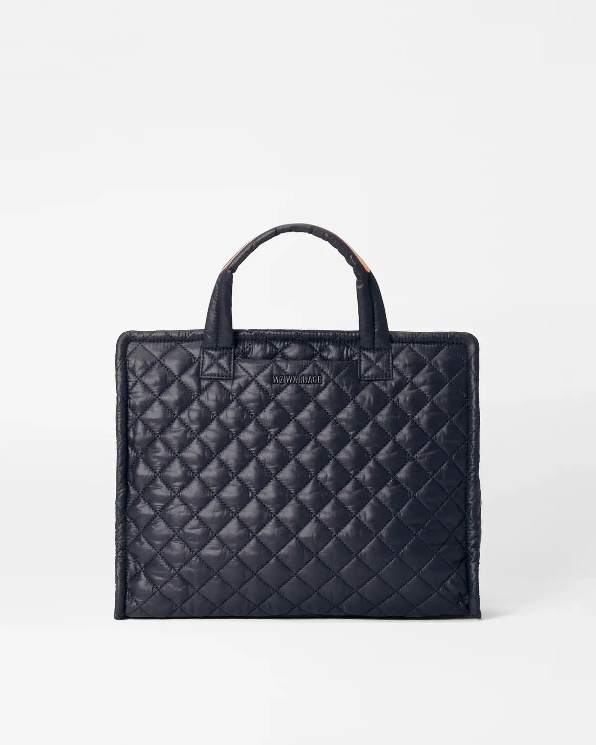 MZ WALLACE MEDIUM QUILTED BOX TOTE