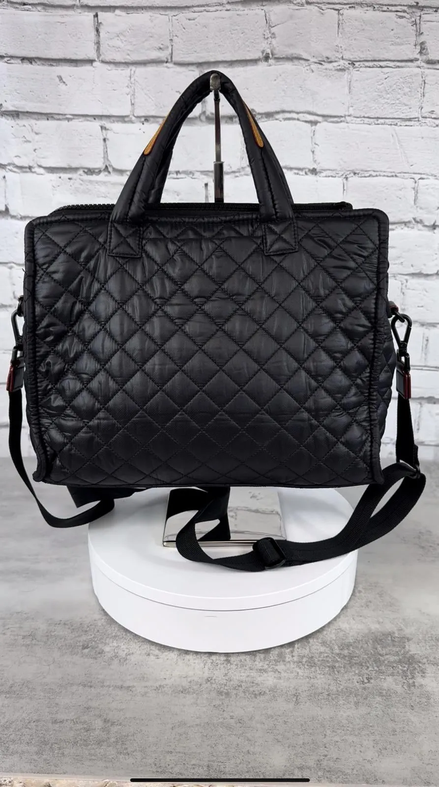 MZ WALLACE MEDIUM QUILTED BOX TOTE