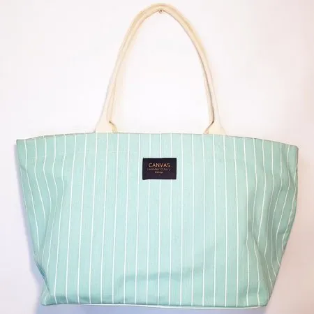 Regatta Large Tote Bag Sea Green white Stripe