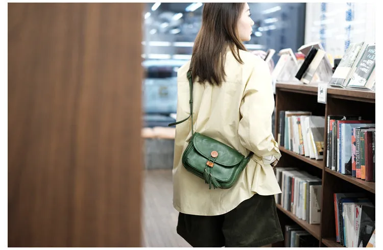 Small Leather Crossbody Purse Leather Satchel Purse