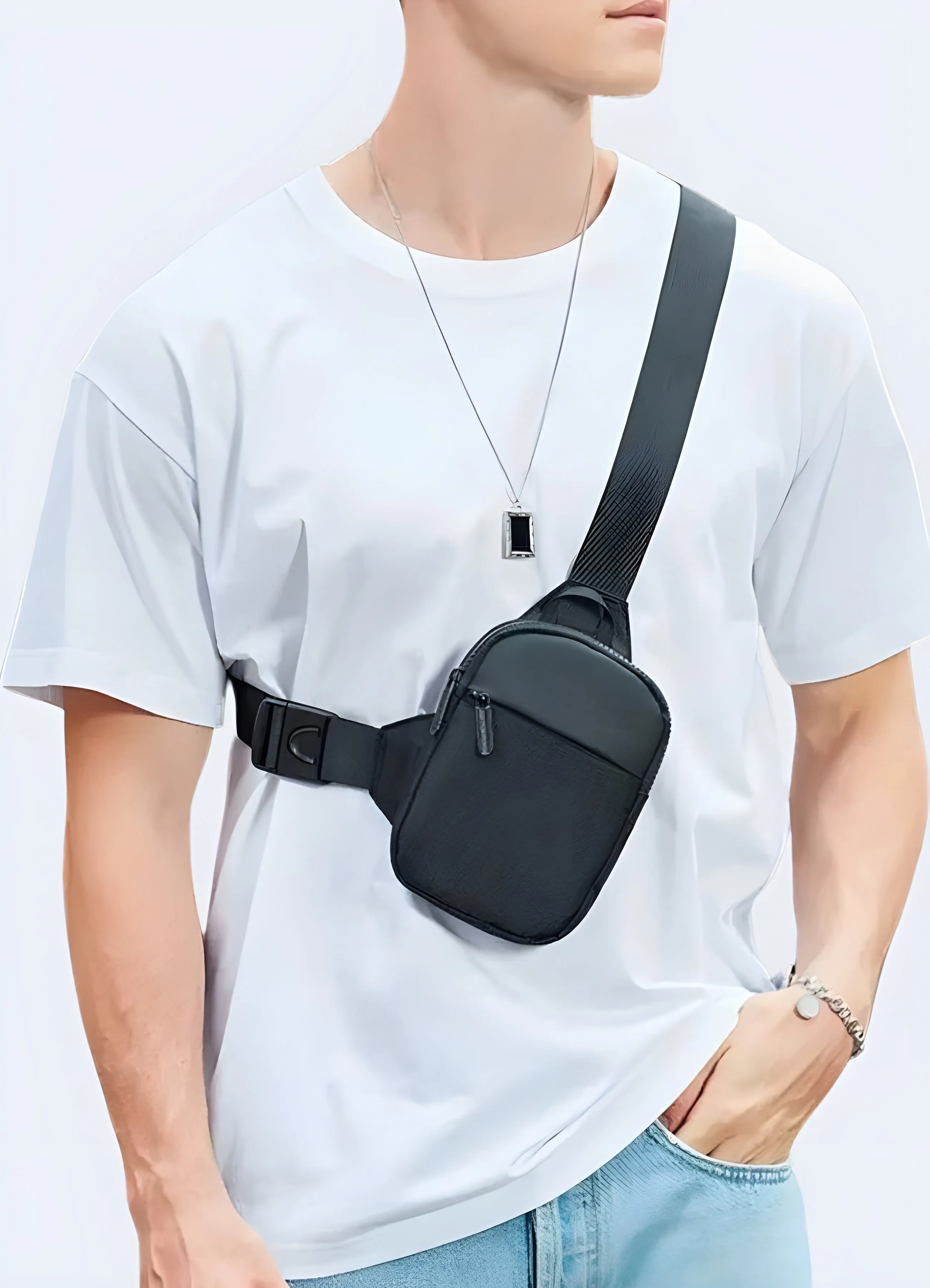 Small Street Goth Chest Pouch