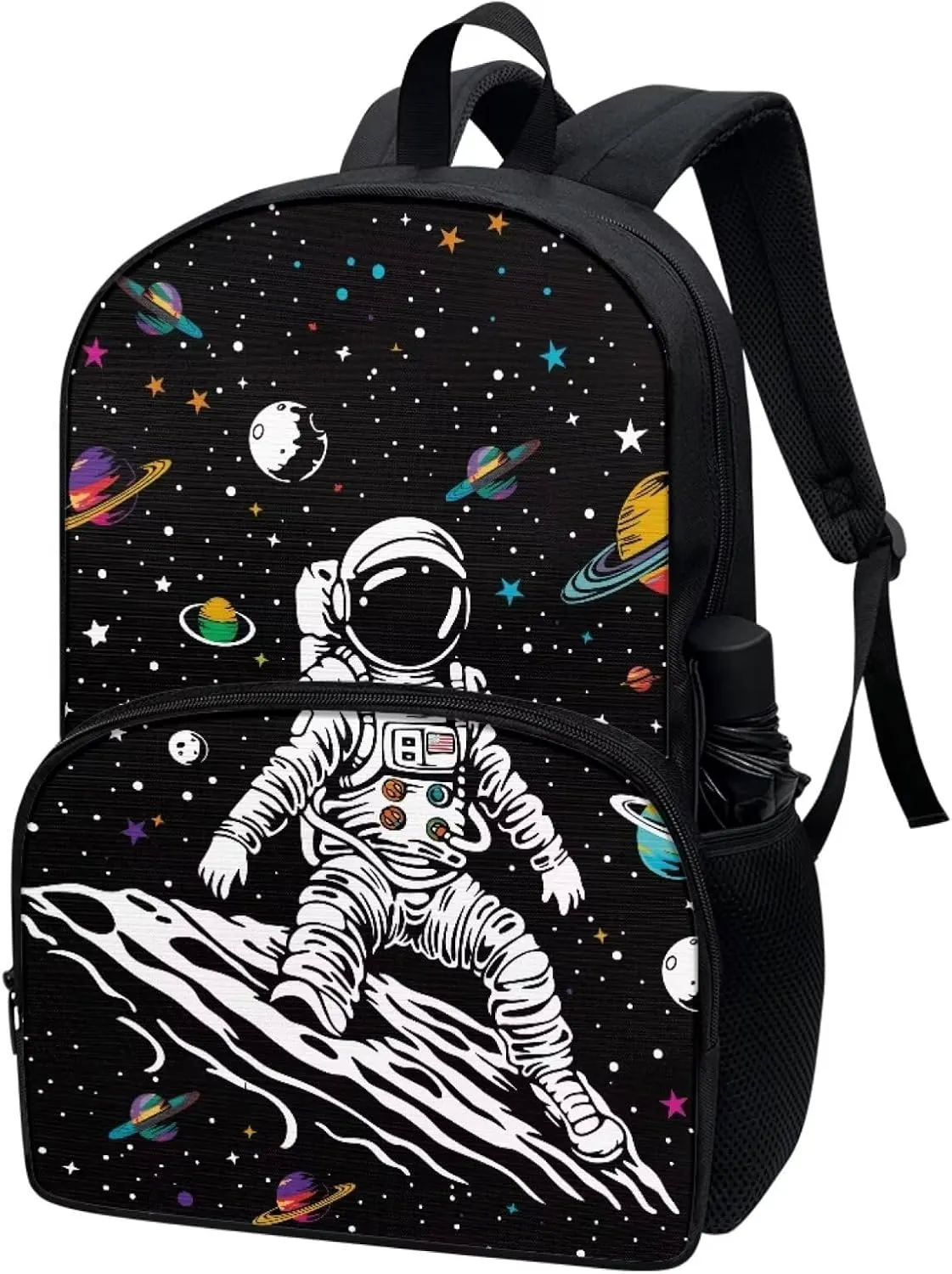 SYtrade Astronaut Space Planet Backpack for Kids Teens School Bookbag Lightweight Casual Daypack Backpack