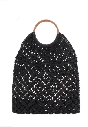 Teeya Straw Handbags,Top Handle Summber Beach Bags Hollow Tote Purse