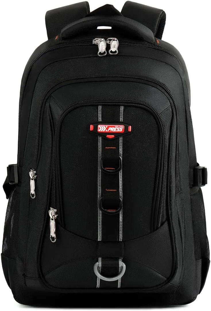 Travel Backpack Carry on Flight Approved for Man Women,Lightweight,Waterproof Backpack,Fits 17 Inch Computer#Black