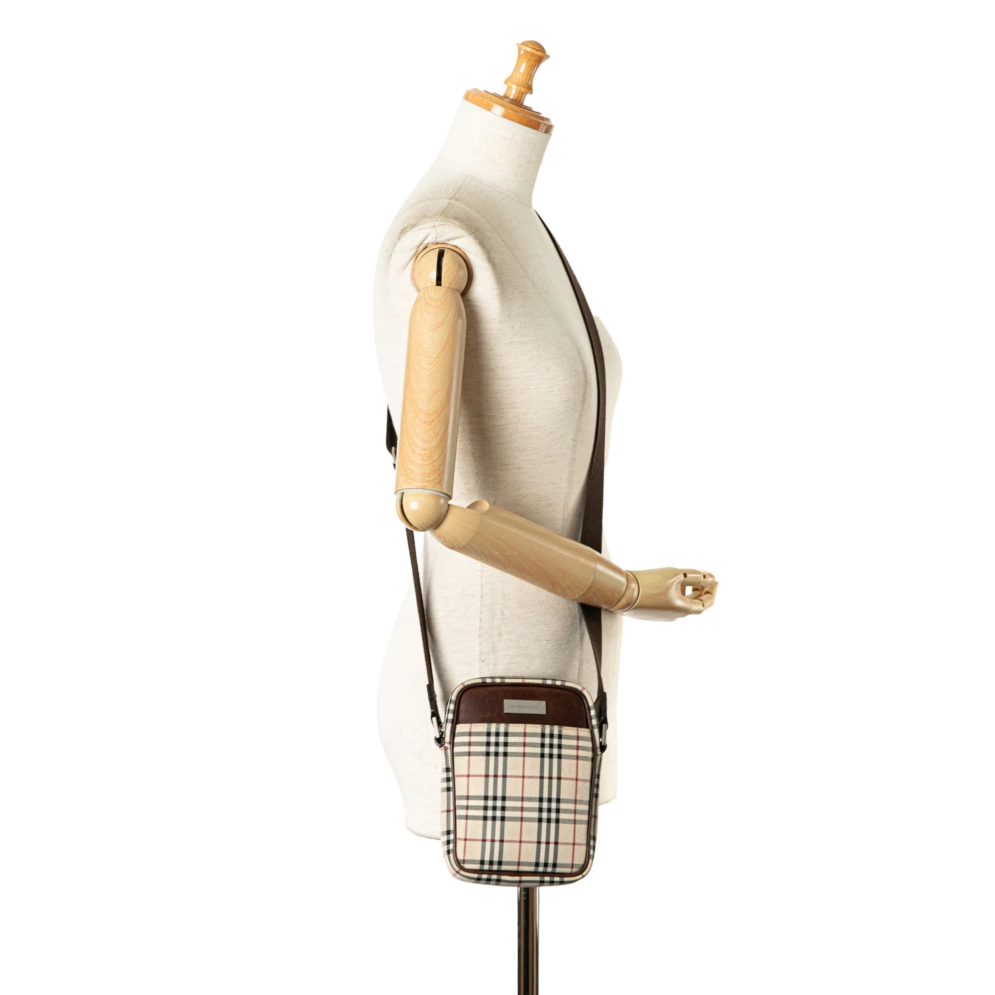 Trendy Inspired Burberry House Check Canvas Crossbody Crossbody Bag