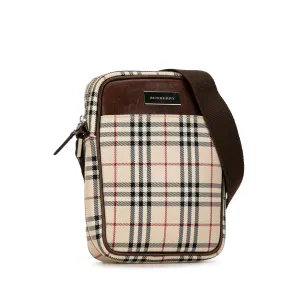 Trendy Inspired Burberry House Check Canvas Crossbody Crossbody Bag